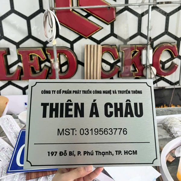 bảng công ty alu