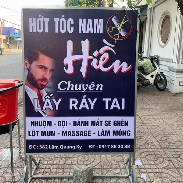 Bao gia dich vu lam bien vay toc tai Quang Cao 24H