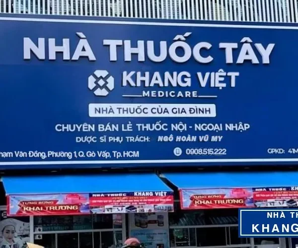 Cac mau bang hieu nha thuoc dep va pho bien hien nay