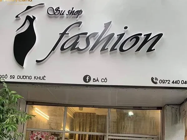 Mot so mau bang hieu shop quan ao dep cua Quang Cao 24h