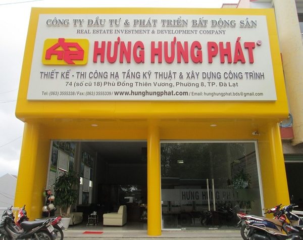 biển hiệu alu bất động sản