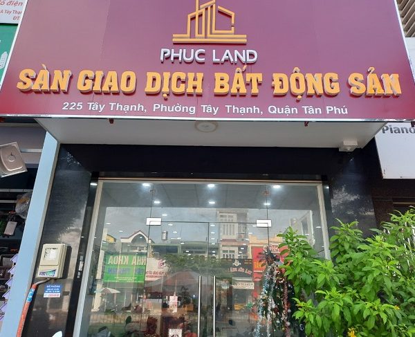 bảng hiệu công ty bất động sản