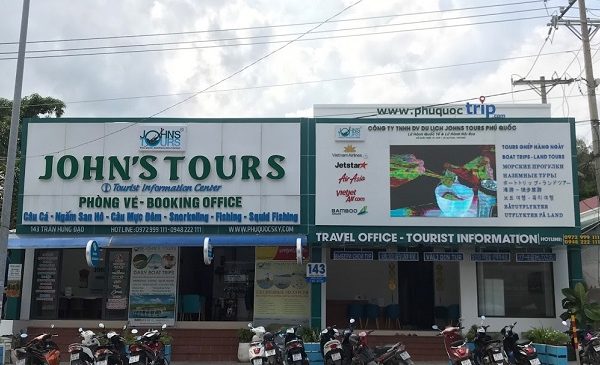 Bảng hiệu dịch vụ du lịch