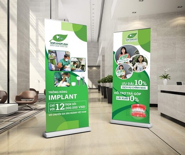 Khung biển quảng cáo đứng