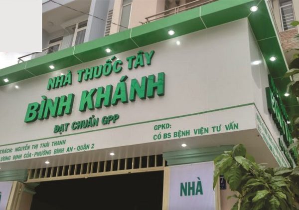 Bảng hiệu nhà thuốc đạt chuẩn GPP