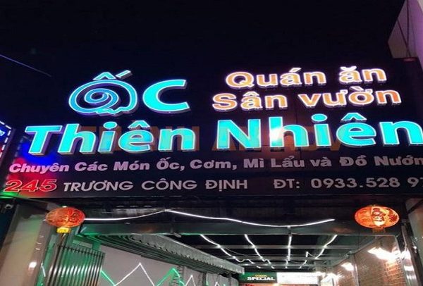 biển quảng cáo alu bán Ốc