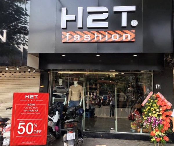 bảng hiệu shop quần áo nam