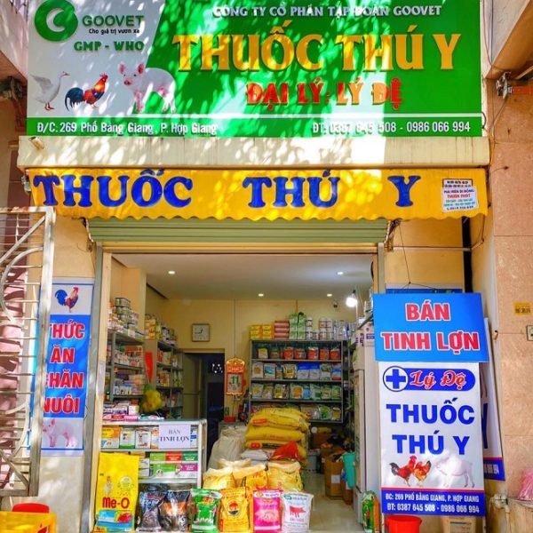 Bảng quảng cáo thức ăn chăn nuôi mica