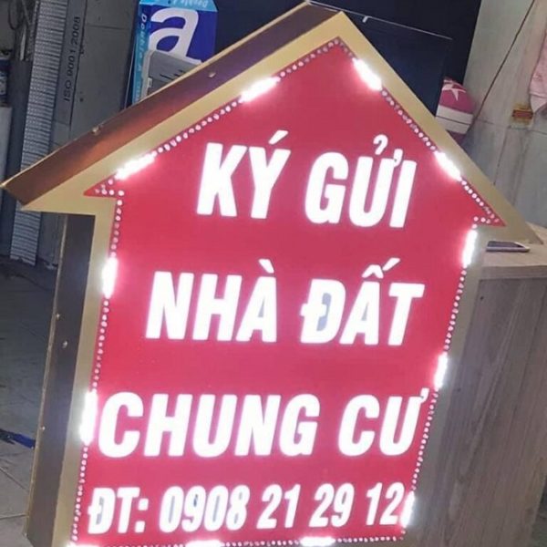 biển nhà đất in kỹ thuật số