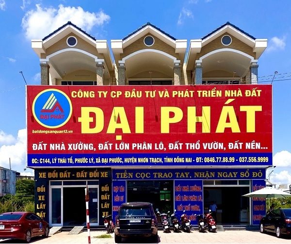 biển hiệu ký gửi nhà đất