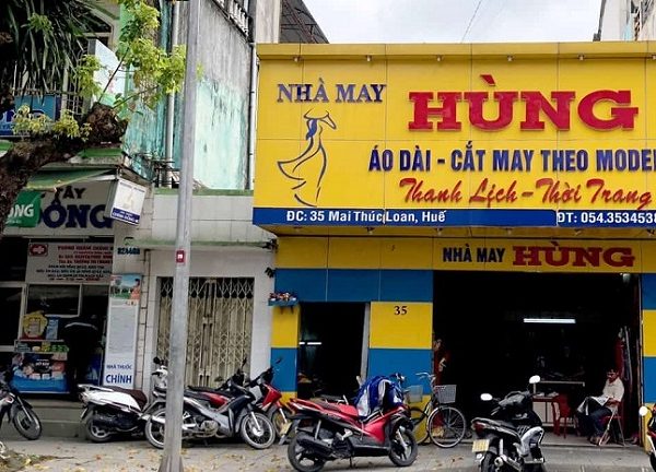 biển quảng cáo nhà may