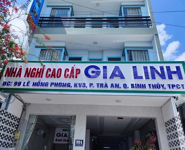 bảng hiệu nhà nghỉ mica