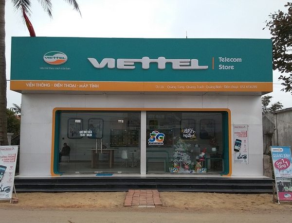 Bảng hiệu Viettel bằng Mica