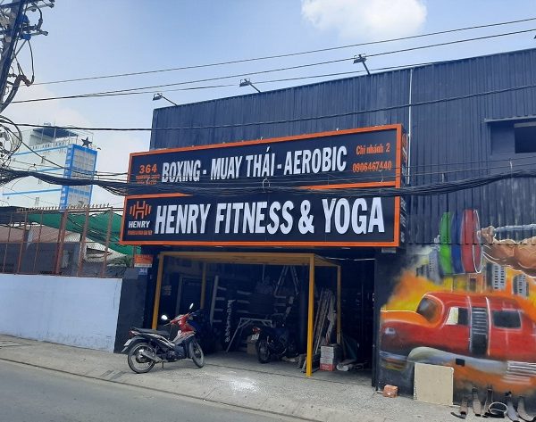 Biển quảng cáo aerobic