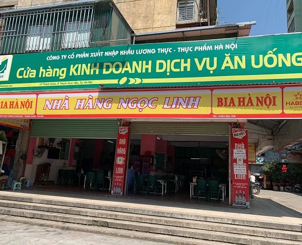 biển quảng cáo bia