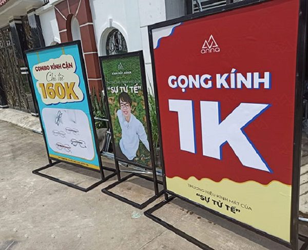 biển vẫy hình vuông giá rẻ