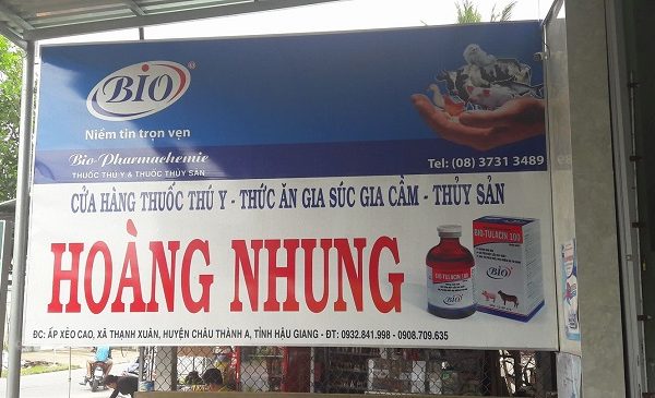 Làm bảng hiệu thức ăn gia súc
