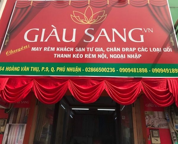làm bảng hiệu rèm cửa