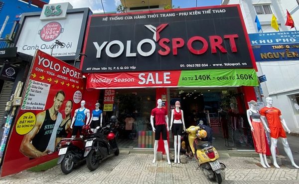 làm biển hiệu shop thể thao