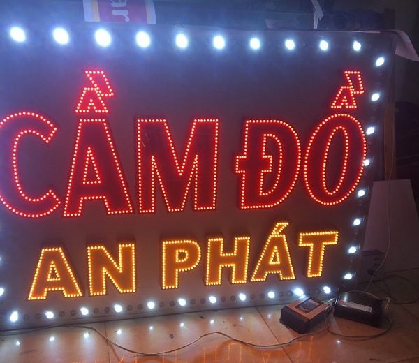 bảng hiệu cửa hàng cầm đồ đèn led