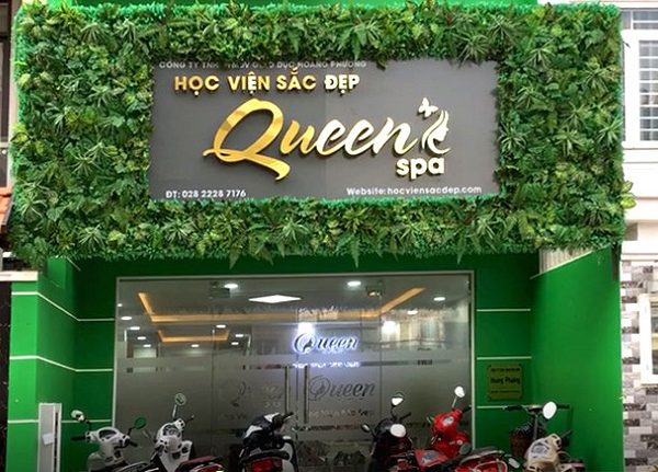 bảng hiệu Spa bằng cỏ