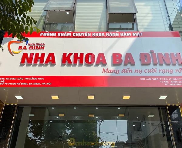 bảng hiệu nha khoa đẹp
