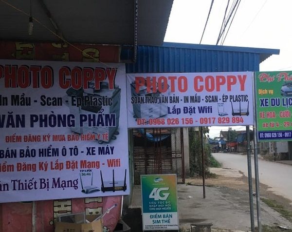 biển quảng cáo photocopy đẹp