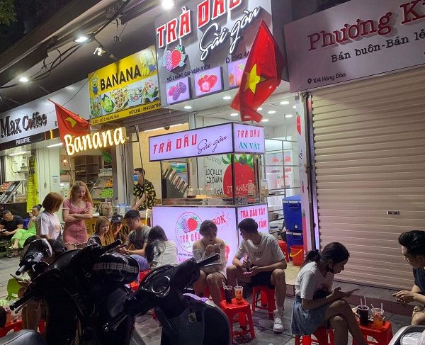 mẫu bảng hiệu quán sinh tố