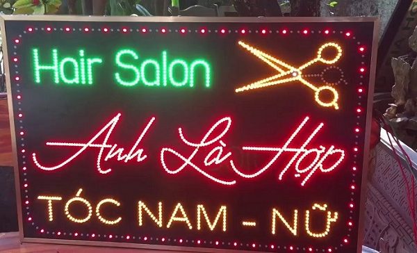 mẫu bảng hiệu cắt tóc đẹp