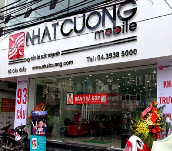 Mẫu biển hiệu cửa hàng điện thoại 01