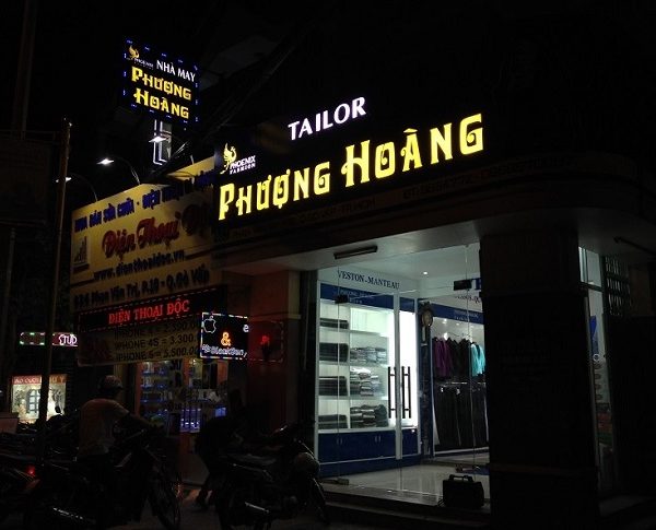 biển quảng cáo nhà may đẹp