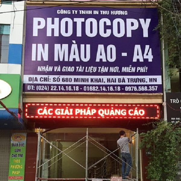 biển hiệu photocopy đẹp