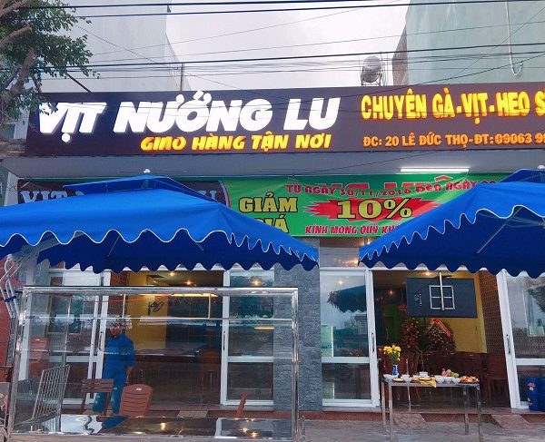 bảng hiệu vịt quay đẹp