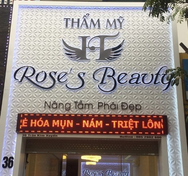 bảng quảng cáo spa, thẩ mỹ viện đẹp