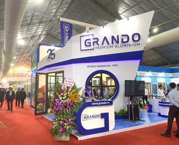 Mẫu gian hàng hội chợ đẹp