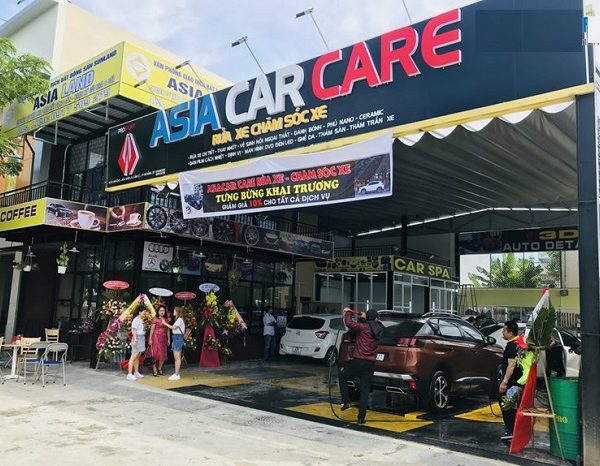 làm bảng hiệu tiệm rửa xe