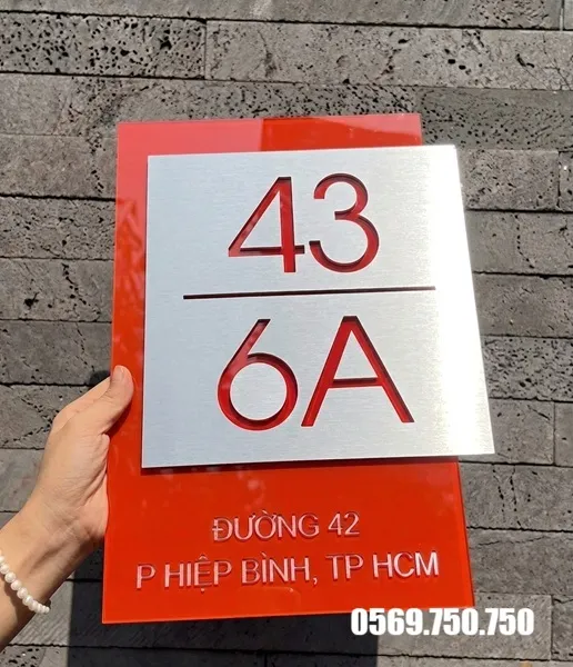 Bảng số nhà đẹp 2026